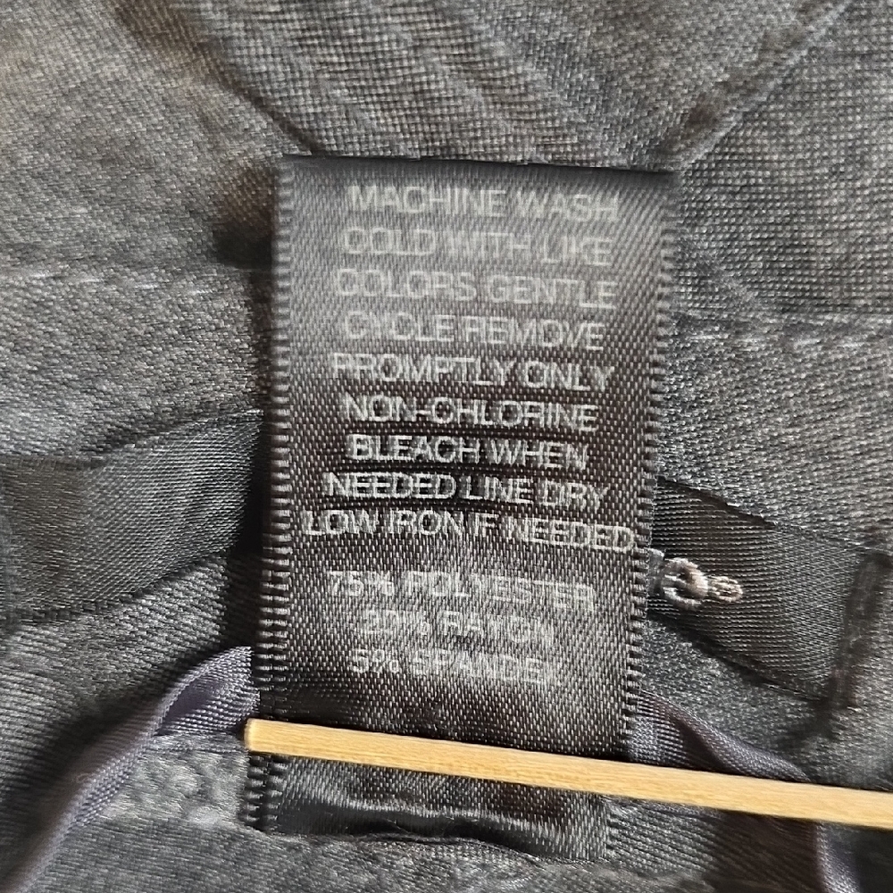 Avenue Gray Trousers with Gold Zipper Accents - Picture 7 of 7
